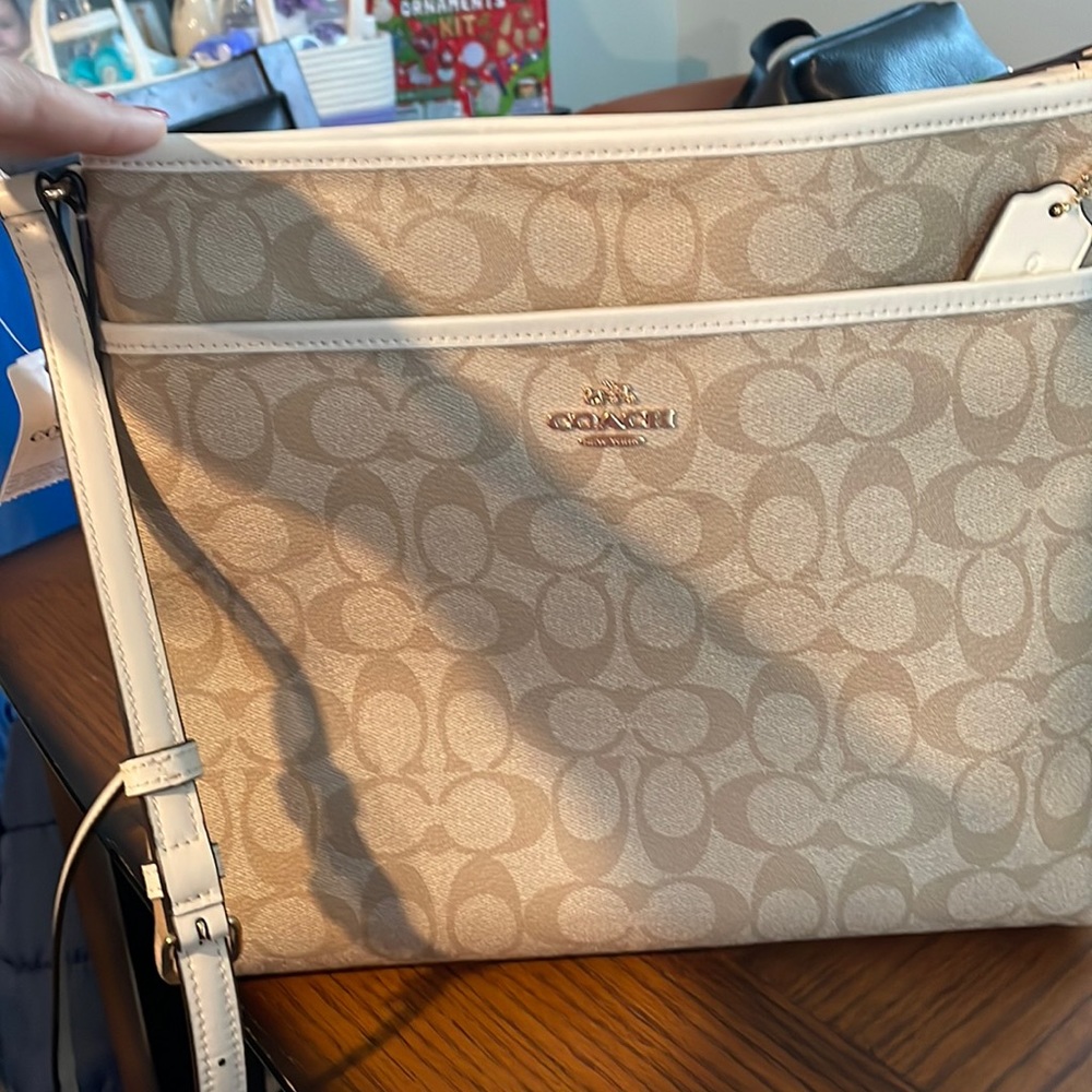 New with tags Coach large crossbody purse